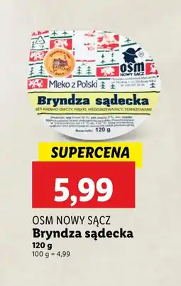 Lidl Bryndza OSM Nowy Sącz oferta