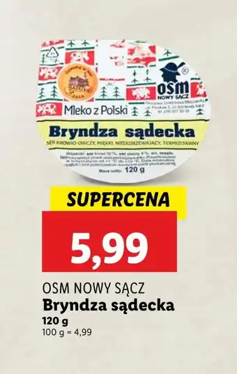 Lidl Bryndza OSM Nowy Sącz oferta