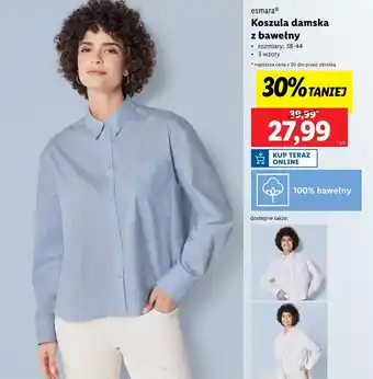 Lidl Koszula damska Esmara oferta