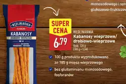 ALDI WEDLINIARNIA Kabanosy wieprzowe/drobiowo-wieprzowe oferta