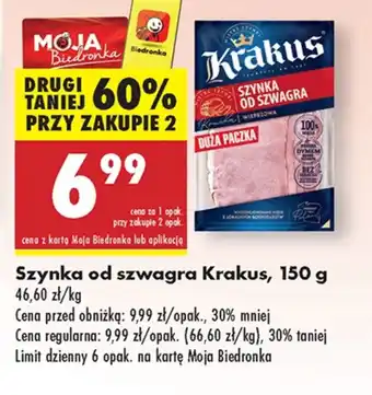 Biedronka Szynka Krakus oferta