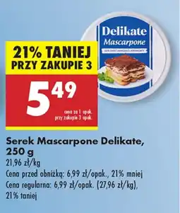 Biedronka Mascarpone Delikate oferta