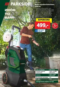 Lidl Myjka ciśnieniowa Parkside oferta