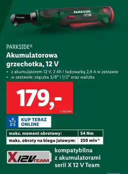 Lidl Grzechotka akumulatorowa Parkside oferta