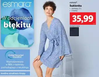 Lidl Sukienka Esmara oferta