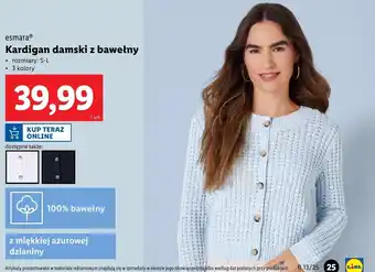 Lidl Kardigan Esmara oferta