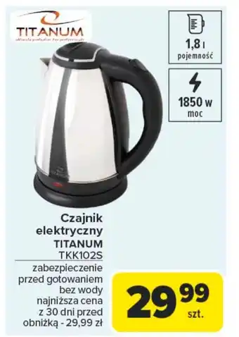 Carrefour Market Czajnik elektryczny Titanum oferta