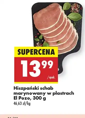 Biedronka Schab w plastrach El Pozo oferta