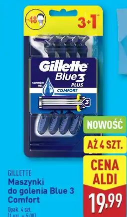 ALDI GILLETTE Maszynki do golenia Blue 3 Comfort oferta