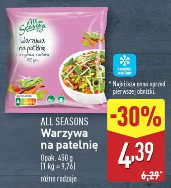 ALDI ALL SEASONS Warzywa na patelnię oferta