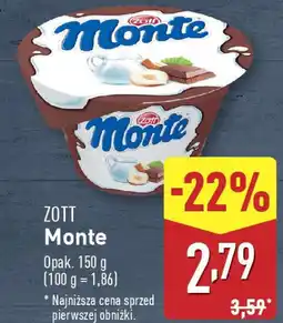 ALDI ZOTT Monte oferta