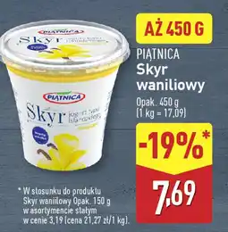 ALDI PIATNICA Skyr waniliowy oferta