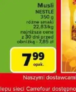 Carrefour Musli Nestle oferta