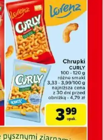 Carrefour Chrupki Curly Lorenz oferta