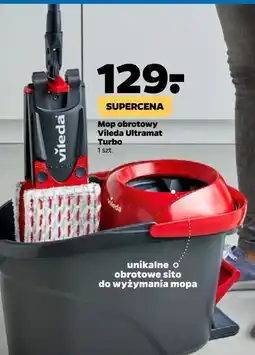 Netto Mop płaski obrotowy easy wring ultramat Vileda oferta