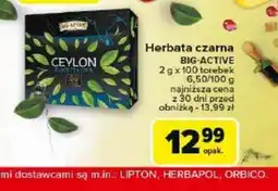 Carrefour Herbata czarna Big-Active Ceylon oferta