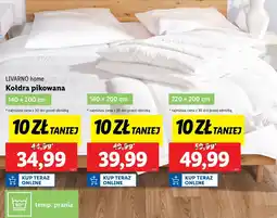 Lidl Kołdra pikowana polygiene 200 x 220 cm Livarno Home oferta