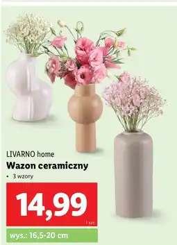 Lidl Wazon ceramiczny 20 cm Livarno Home oferta