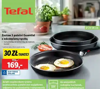 Lidl Zestaw patelni essential Tefal oferta