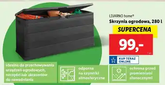 Lidl Skrzynia uniwersalna 280 l Livarno Home oferta