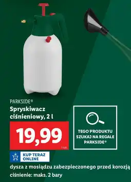 Lidl Spryskiwacz ciśnieniowy 2 l Parkside oferta