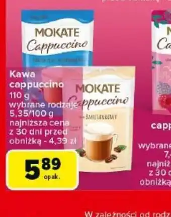 Carrefour Kawa cappuccino Mokate oferta