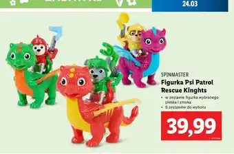 Lidl Figurka psi patrol rescue kinghts Spin Master oferta