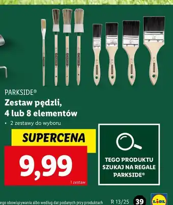 Lidl Zestaw pędzli Parkside oferta