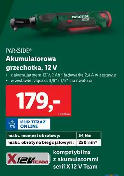 Lidl Grzechotka 12v Parkside oferta