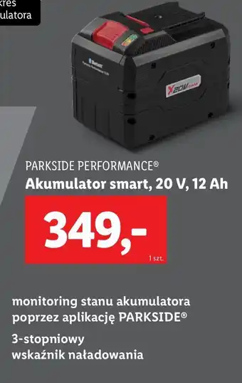 Lidl Akumulator smart 20v 12 ah Parkside oferta