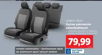 Lidl Pokrowce na siedzenia samochodowe Ultimate Speed oferta