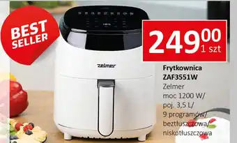 E.Leclerc Frytkownica zaf3551w Zelmer oferta