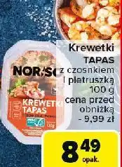 Carrefour Krewetki tapas z czosnkiem Norso oferta