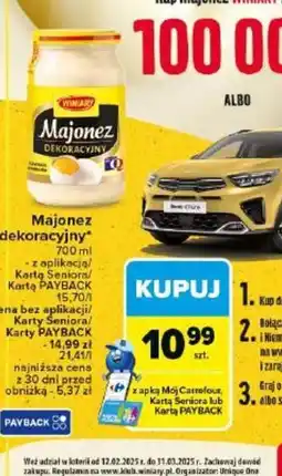 Carrefour Majonez dekoracyjny oferta