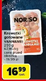 Carrefour Krewetki gotowane Norso oferta