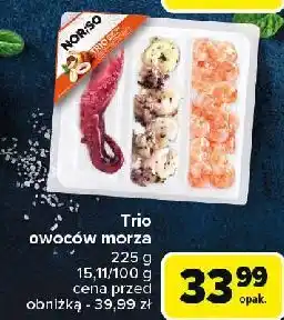 Carrefour Trio owoców morza Norso oferta