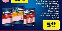 Carrefour Szynka z piersi kurczaka Krakus Animex oferta