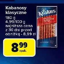 Carrefour Kabanosy klasyczne Krakus Animex oferta