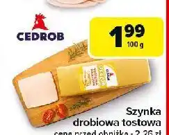 Carrefour Szynka tostowa drobiowa Cedrob oferta