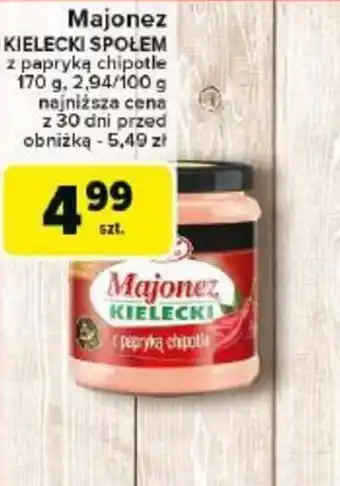 Carrefour Majonez Kielecki oferta