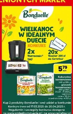 Carrefour Groszek tradycyjny Bonduelle oferta