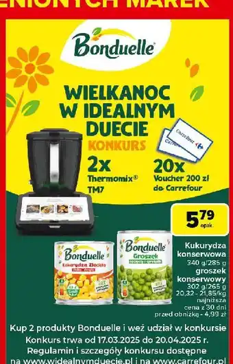 Carrefour Groszek tradycyjny Bonduelle oferta