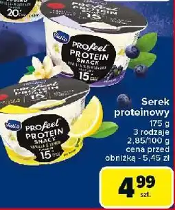 Carrefour Deser proteinowy waniliowy z cytryną Valio Profeel oferta