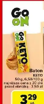 Carrefour Baton peanut butter Sante Go On! Keto oferta