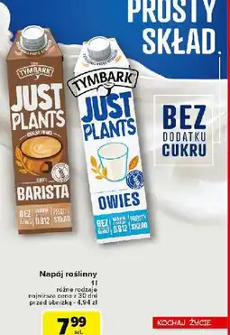 Carrefour Napój owsiany Tymbark Just Plants oferta