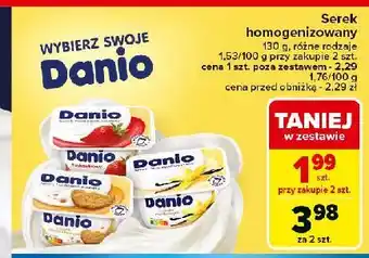 Carrefour Serek ciasteczkowy Danone Danio oferta