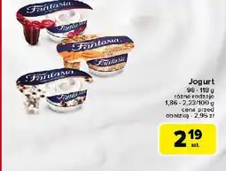 Carrefour Jogurt z sosem karmelowym Danone Fantasia oferta