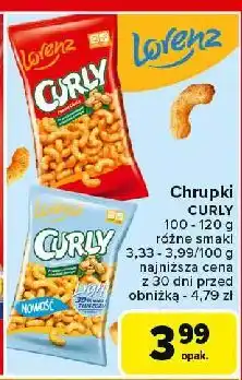 Carrefour Chrupki light Lorenz Curly oferta