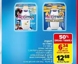 Carrefour Jogurt kids wanilia Danone Actimel oferta