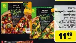 Carrefour Pizza warzywana z grillowaną papryką i pesto Iglotex Proste Historie Vegan oferta